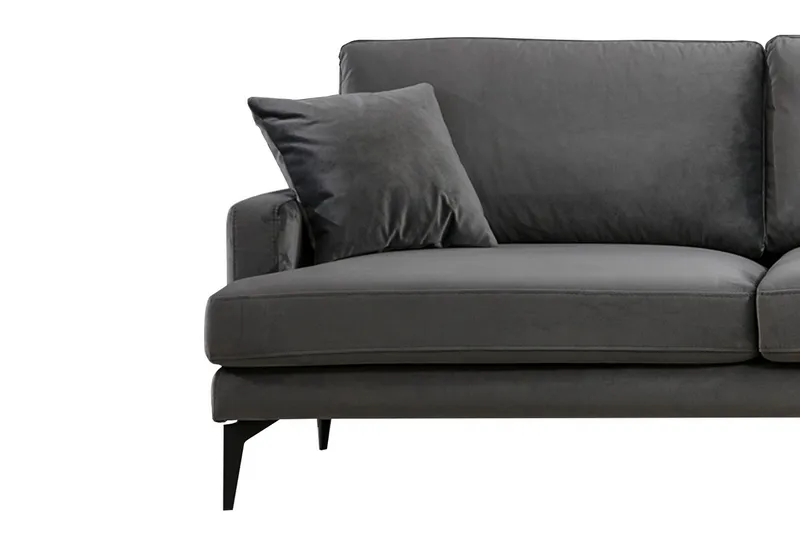 Stacker Hjørnesofa med Divan Høyre - Svart - Møbler - Sofaer - Sofaer med sjeselong