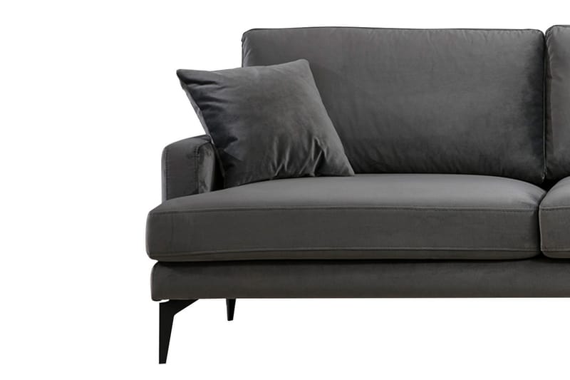 Stacker Hjørnesofa med Divan Høyre - Svart - Møbler - Sofaer - Sofaer med sjeselong