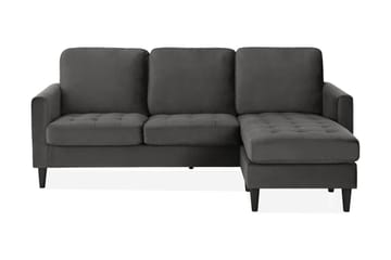 Strummer Divansovesofa Grå - CosmoLiving - Møbler - Sofaer - Sofaer med sjeselong - 3 seters sofa med divan