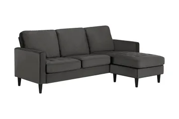 Strummer Divansovesofa Grå - Møbler - Sofaer - Sofaer med sjeselong - 3 seters sofa med divan