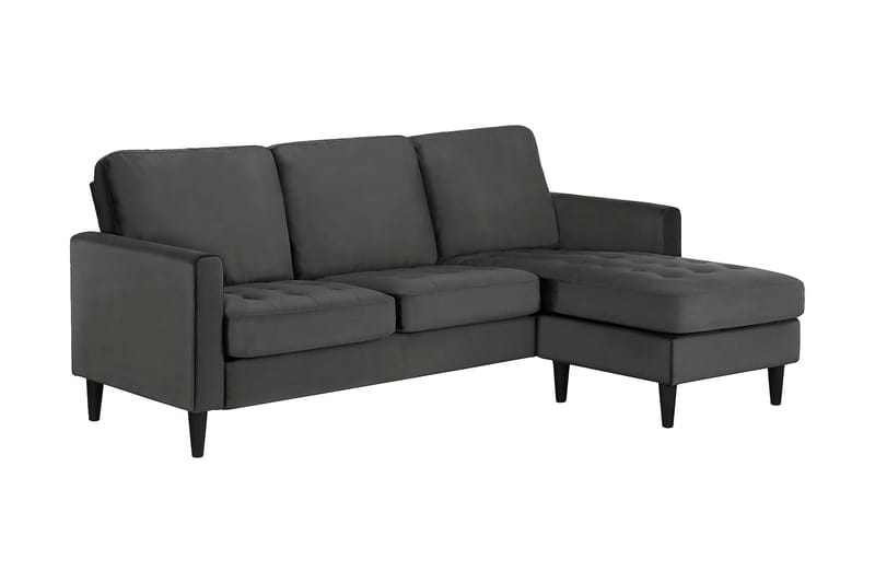 Strummer Divansovesofa Grå - Møbler - Sofaer - Sofaer med sjeselong - 3 seters sofa med divan