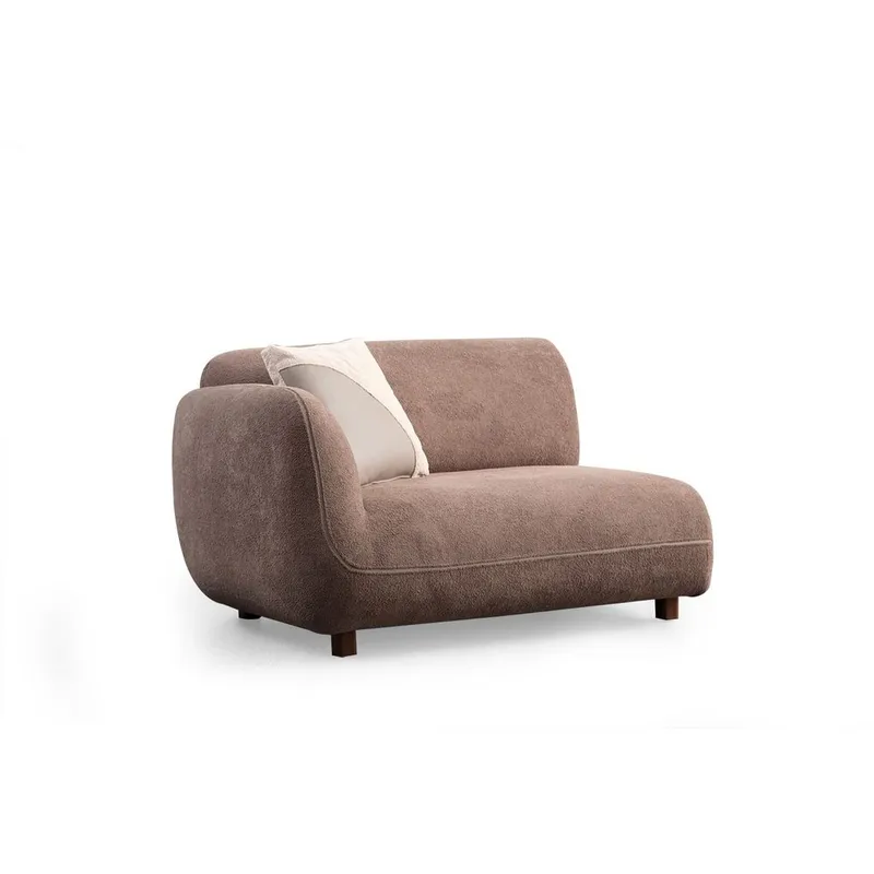 Talrosen 3-seters sofa med Sjeselong - Brun - Møbler - Sofaer - Sofaer med sjeselong - 3 seters sofa med divan