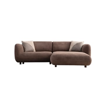 Talrosen 3-seters sofa med Sjeselong - Brun - Møbler - Sofaer - Sofaer med sjeselong - 3 seters sofa med divan