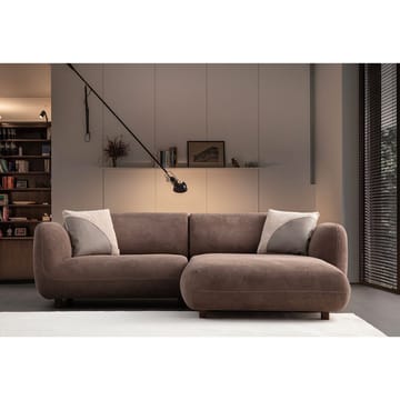 Talrosen 3-seters sofa med Sjeselong - Brun - Møbler - Sofaer - Sofaer med sjeselong - 3 seters sofa med divan