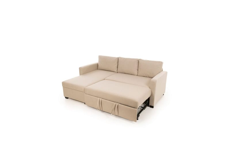 Tareen Sofa med Divan 3-seter - Beige - Møbler - Sofaer - Sofaer med sjeselong - 3 seters sofa med divan