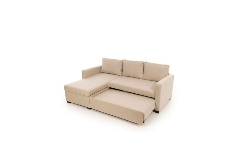 Tareen Sofa med Divan 3-seter - Beige - Møbler - Sofaer - Sofaer med sjeselong - 3 seters sofa med divan