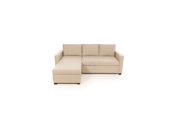 Tareen Sofa med Divan 3-seter - Beige - Møbler - Sofaer - Sofaer med sjeselong - 3 seters sofa med divan