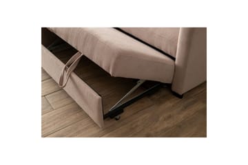 Tareen Sofa med Divan 3-seter - Brun - Møbler - Sofaer - Sofaer med sjeselong - 3 seters sofa med divan