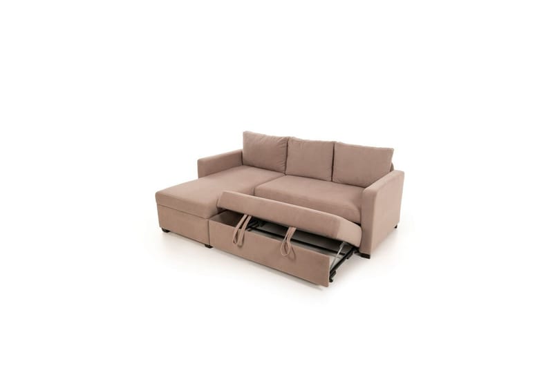 Tareen Sofa med Divan 3-seter - Brun - Møbler - Sofaer - Sofaer med sjeselong - 3 seters sofa med divan