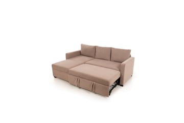 Tareen Sofa med Divan 3-seter - Brun - Møbler - Sofaer - Sofaer med sjeselong - 3 seters sofa med divan