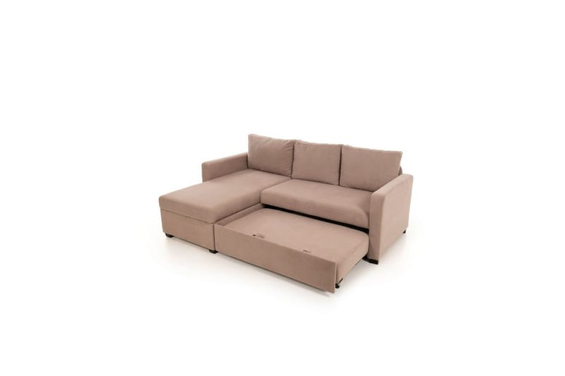 Tareen Sofa med Divan 3-seter - Brun - Møbler - Sofaer - Sofaer med sjeselong - 3 seters sofa med divan