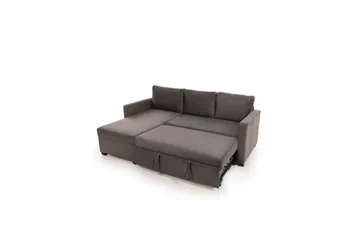 Tareen Sofa med Divan 3-seter - Grå - Møbler - Sofaer - Sofaer med sjeselong - 3 seters sofa med divan
