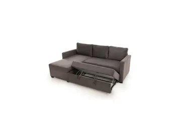 Tareen Sofa med Divan 3-seter - Grå - Møbler - Sofaer - Sofaer med sjeselong - 3 seters sofa med divan