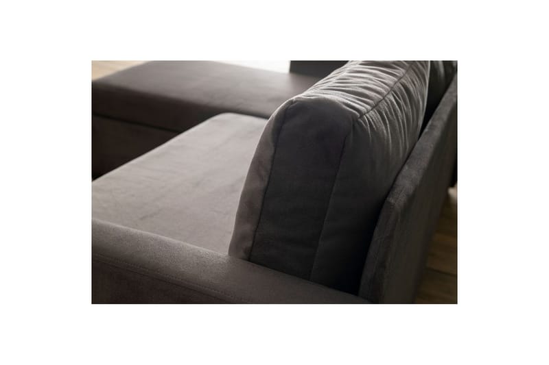 Tareen Sofa med Divan 3-seter - Grå - Møbler - Sofaer - Sofaer med sjeselong - 3 seters sofa med divan