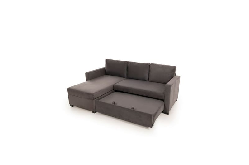 Tareen Sofa med Divan 3-seter - Grå - Møbler - Sofaer - Sofaer med sjeselong - 3 seters sofa med divan