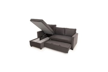 Tareen Sofa med Divan 3-seter - Grå - Møbler - Sofaer - Sofaer med sjeselong - 3 seters sofa med divan