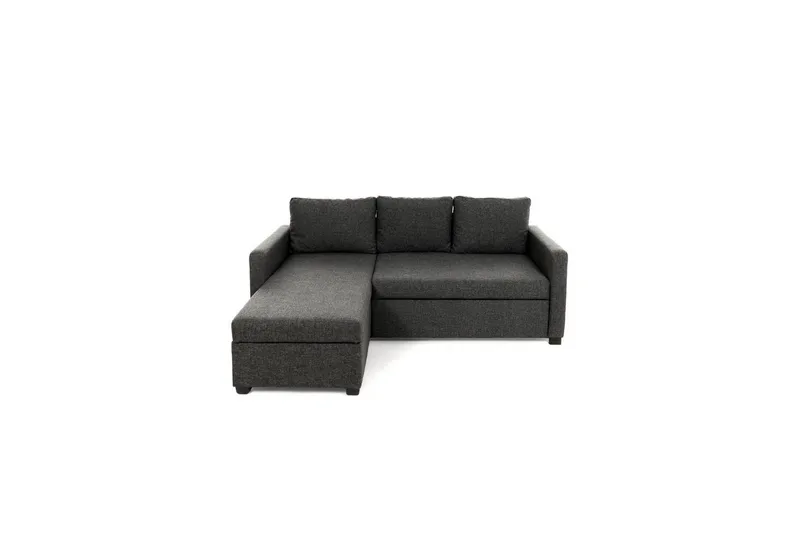 Tareen Sofa med Divan 3-seter, Mørkegrå