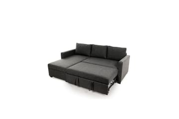 Tareen Sofa med Divan 3-seter - Mørkegrå - Møbler - Sofaer - Sofaer med sjeselong - 3 seters sofa med divan
