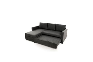 Tareen Sofa med Divan 3-seter - Mørkegrå - Møbler - Sofaer - Sofaer med sjeselong - 3 seters sofa med divan