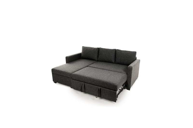 Tareen Sofa med Divan 3-seter - Mørkegrå - Møbler - Sofaer - Sofaer med sjeselong - 3 seters sofa med divan