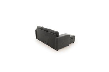 Tareen Sofa med Divan 3-seter - Mørkegrå - Møbler - Sofaer - Sofaer med sjeselong - 3 seters sofa med divan