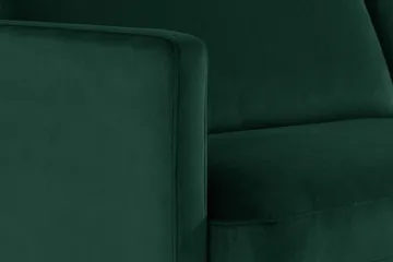 Teodin 2,5-seters Fløyelssofa med Sjeselong Høyre - Grønn - Møbler - Sofaer - Sofaer med sjeselong - 2 seters sofa med divan