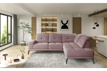 Theodore Sjeselongsofa Høyre - Rosa - Møbler - Sofaer - Sofaer med sjeselong