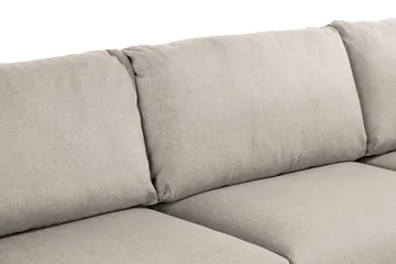 Trend 4-seters Høyrevendt L-formet Sjeselongsofa i Stoff 280 cm bred - Beige - Møbler - Sofaer - Sofaer med sjeselong - 4 seters sofa med divan