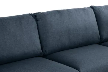 Trend 4-seters Venstrevendt L-formet Sjeselongsofa i Stoff - Blå - Møbler - Sofaer - Sofaer med sjeselong - 4 seters sofa med divan