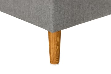 Trend 4-seters Venstrevendt L-formet Sjeselongsofa i Stoff - Grå - Møbler - Sofaer - Sofaer med sjeselong - 4 seters sofa med divan