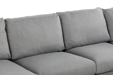 Trend 5-seters Venstrevendt U-formet Hjørnesofa med Divan i Stoff - Grå - Møbler - Sofaer - Hjørnesofaer - Hjørnesofa med divan