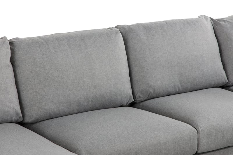 Trend 5-seters Venstrevendt U-formet Hjørnesofa med Divan i Stoff - Grå - Møbler - Sofaer - Hjørnesofaer - Hjørnesofa med divan