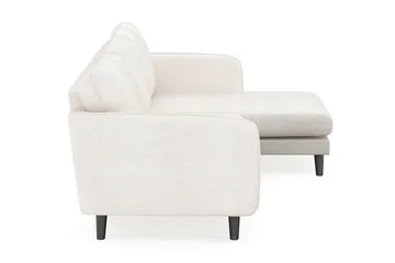 Trend Lyx 3-seter Divansofa Høyre - Hvit - Møbler - Sofaer - Sofaer med sjeselong - 4 seters sofa med divan