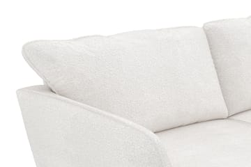 Trend Lyx 3-seter Divansofa Høyre - Hvit|Bouclé - Møbler - Sofaer - Sofaer med sjeselong - 4 seters sofa med divan