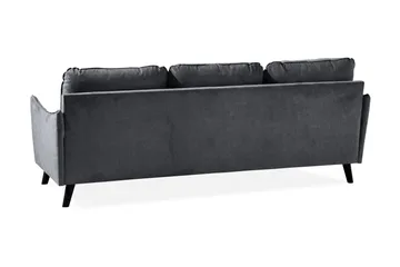 Trend Lyx 3-seter Divansofa Venstre - Mørkegrå - Møbler - Sofaer - Sofaer med sjeselong - 4 seters sofa med divan