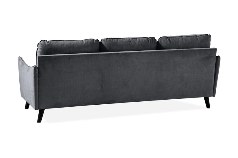 Trend Lyx 3-seter Divansofa Venstre - Mørkegrå - Møbler - Sofaer - Sofaer med sjeselong - 4 seters sofa med divan
