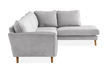 Trend Lyx 3-seter Venstrevendt L-formet Divansofa i Stoff - Beige - Møbler - Sofaer - Sofaer med sjeselong - 4 seters sofa med divan