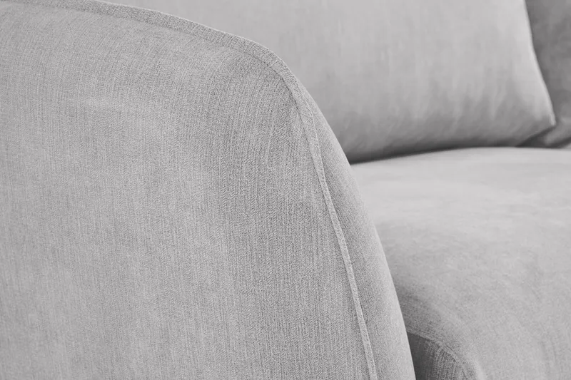 Trend Lyx 3-seter Venstrevendt L-formet Divansofa i Stoff - Beige - Møbler - Sofaer - Sofaer med sjeselong - 4 seters sofa med divan