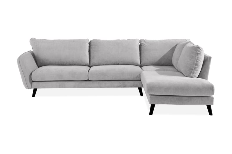 Trend Lyx 3-seter Venstrevendt L-formet Divansofa i Stoff - Beige - Møbler - Sofaer - Sofaer med sjeselong - 4 seters sofa med divan