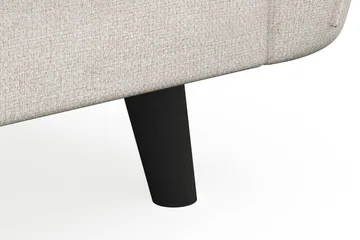 Trend Lyx 3-seters Høyrevendt L-formet Sjeselongsofa i Stoff - Beige - Møbler - Sofaer - Sofaer med sjeselong - 4 seters sofa med divan