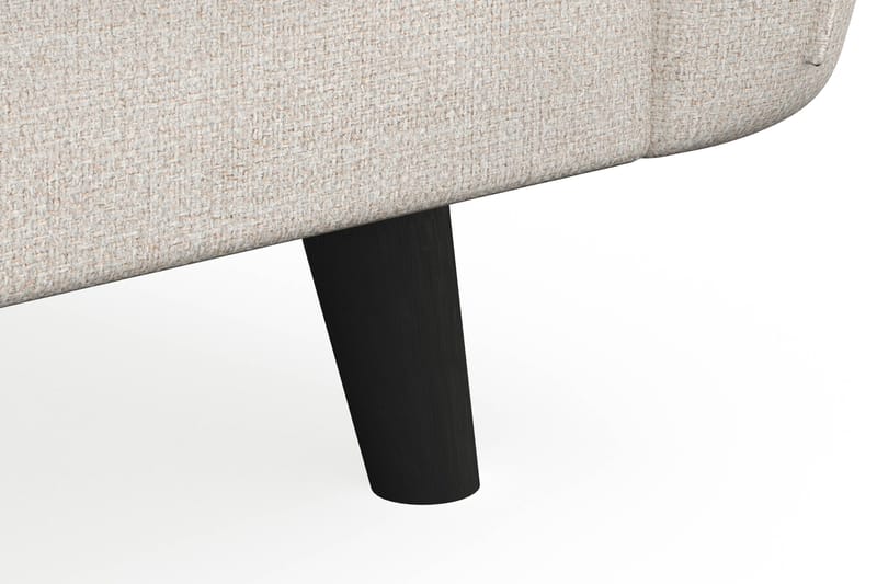Trend Lyx 3-seters Høyrevendt L-formet Sjeselongsofa i Stoff - Beige - Møbler - Sofaer - Sofaer med sjeselong - 4 seters sofa med divan