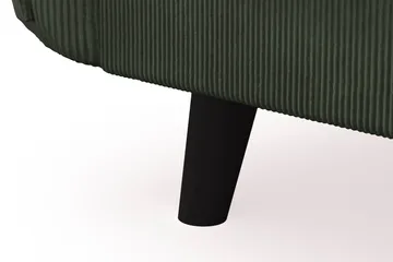 Trend Lyx 3-seters Venstrevendt L-formet Sjeselongsofa i Manchester - Mørkegrønn - Møbler - Sofaer - Sofaer med sjeselong - 4 seters sofa med divan