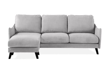 Trend Lyx 3-seters Venstrevendt L-formet Sjeselongsofa i Stoff