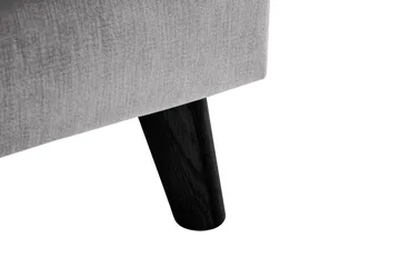 Trend Lyx 3-seters Venstrevendt L-formet Sjeselongsofa i Stoff - Lys grå - Møbler - Sofaer - Sofaer med sjeselong - 4 seters sofa med divan