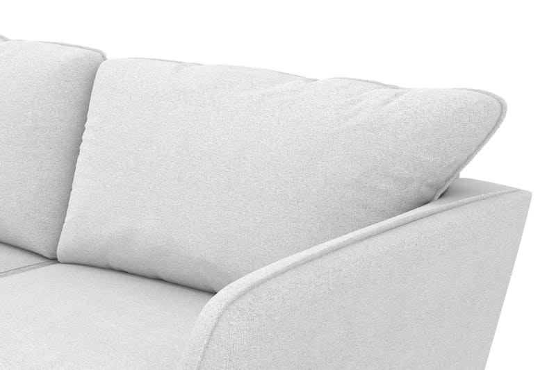 Trend Lyx 3-seters Venstrevendt L-formet Sjeselongsofa i Stoff - Lysegrå - Møbler - Sofaer - Sofaer med sjeselong - 4 seters sofa med divan