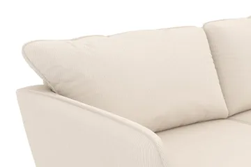 Trend Lyx 4-seters Høyrevendt L-formet Sjeselongsofa i Manchester - Beige - Møbler - Sofaer - Sofaer med sjeselong - 4 seters sofa med divan