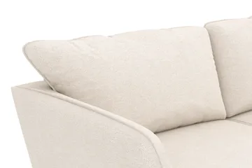 Trend Lyx 4-seters Høyrevendt L-formet Sjeselongsofa i Stoff - Beige - Møbler - Sofaer - Sofaer med sjeselong - 4 seters sofa med divan