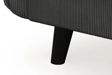 Trend Lyx 4-seters Venstrevendt L-formet Sjeselongsofa i Manchester - Mørkegrå - Møbler - Sofaer - Sofaer med sjeselong - 4 seters sofa med divan