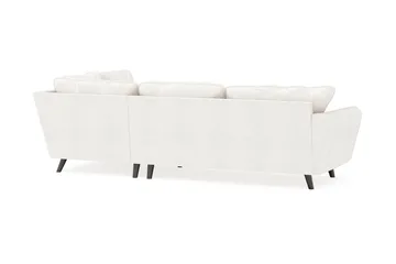 Trend Lyx Sjeselongsofa Høyre - Hvit - Møbler - Sofaer - Sofaer med sjeselong - 4 seters sofa med divan