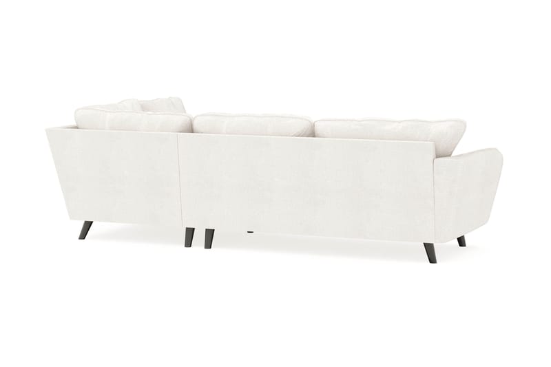 Trend Lyx Sjeselongsofa Høyre - Hvit - Møbler - Sofaer - Sofaer med sjeselong - 4 seters sofa med divan